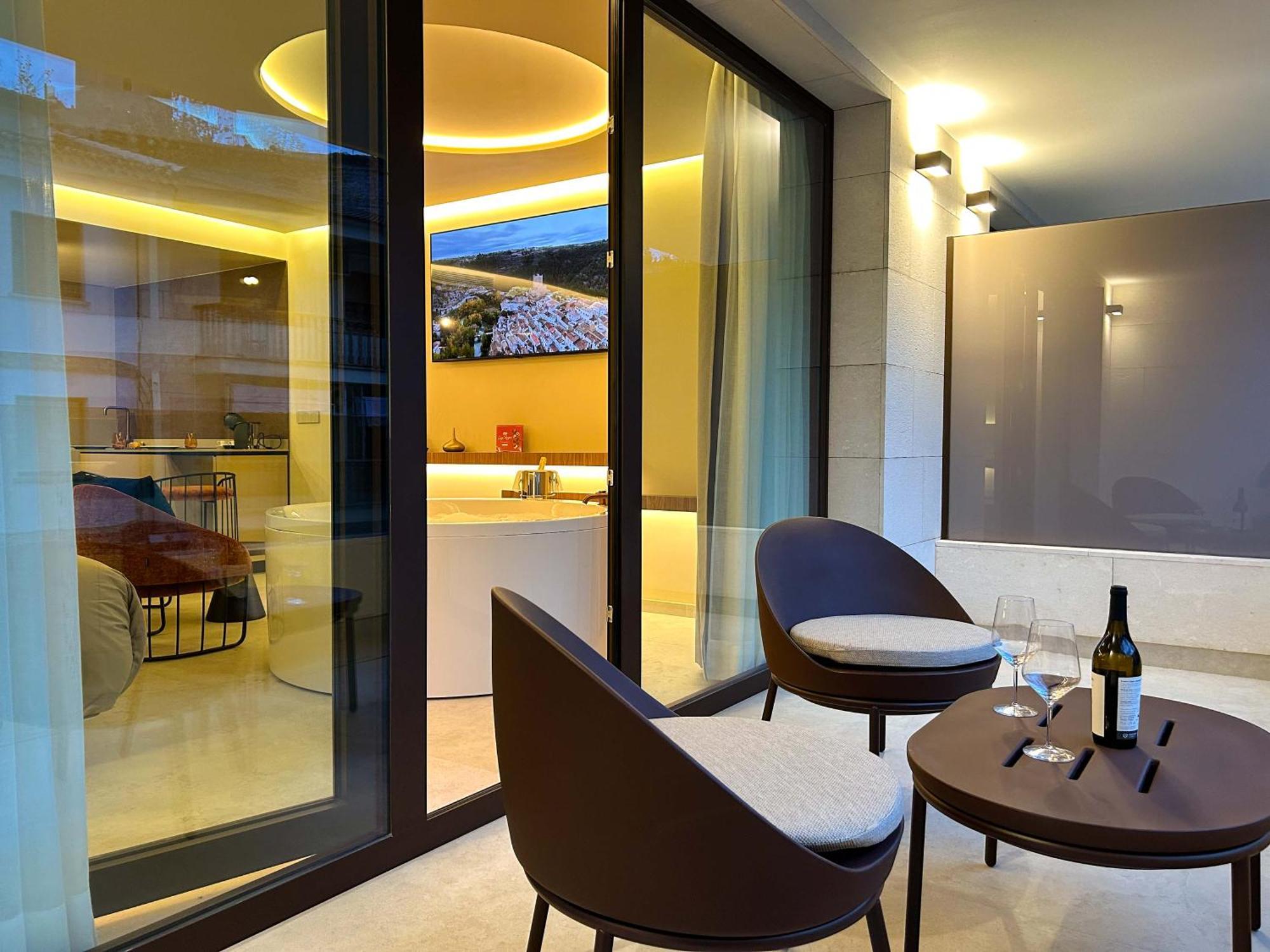 Olea Suites Alcala del Jucar Bagian luar foto