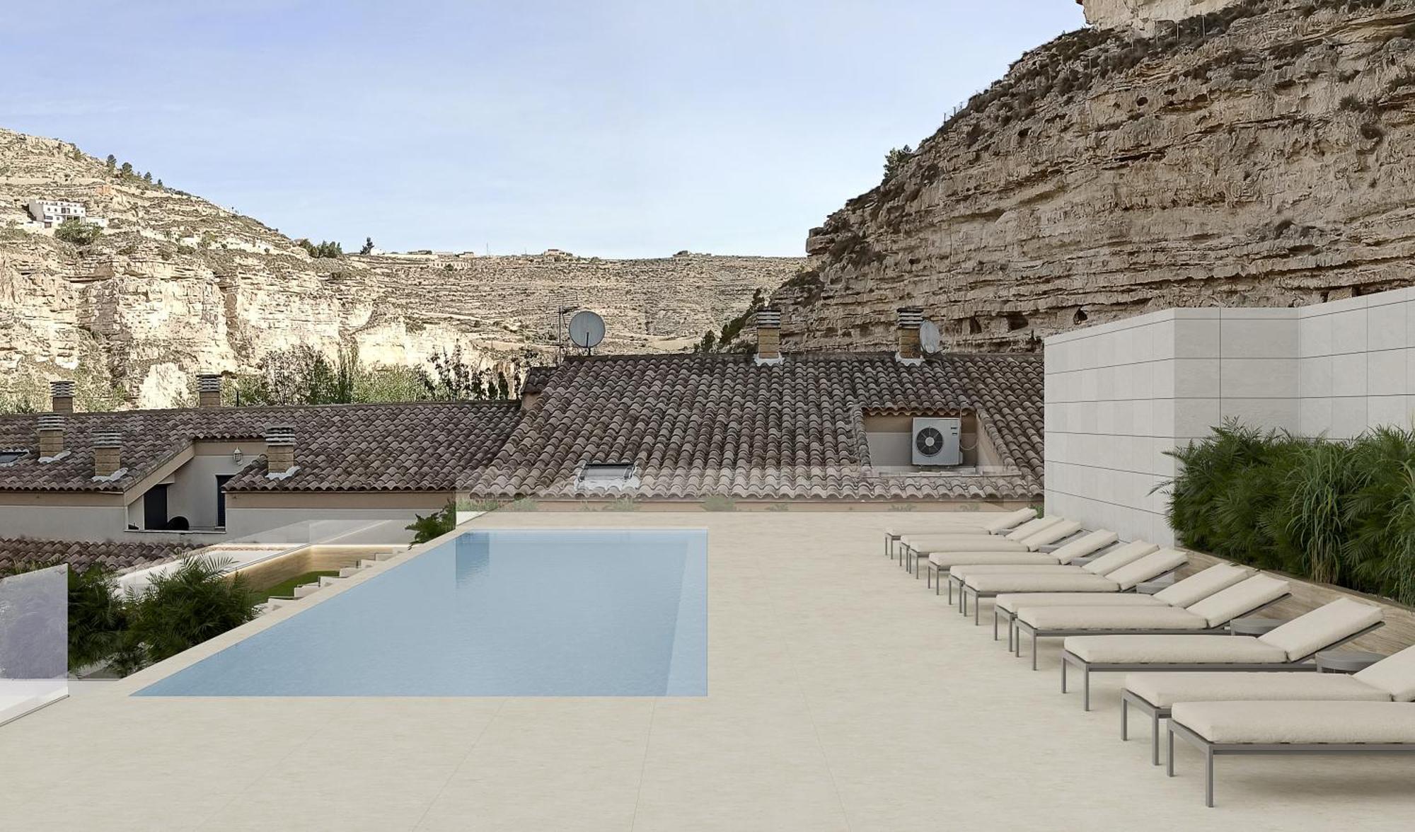 Olea Suites Alcala del Jucar Bagian luar foto